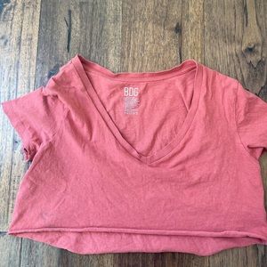 Rust colored urban v neck